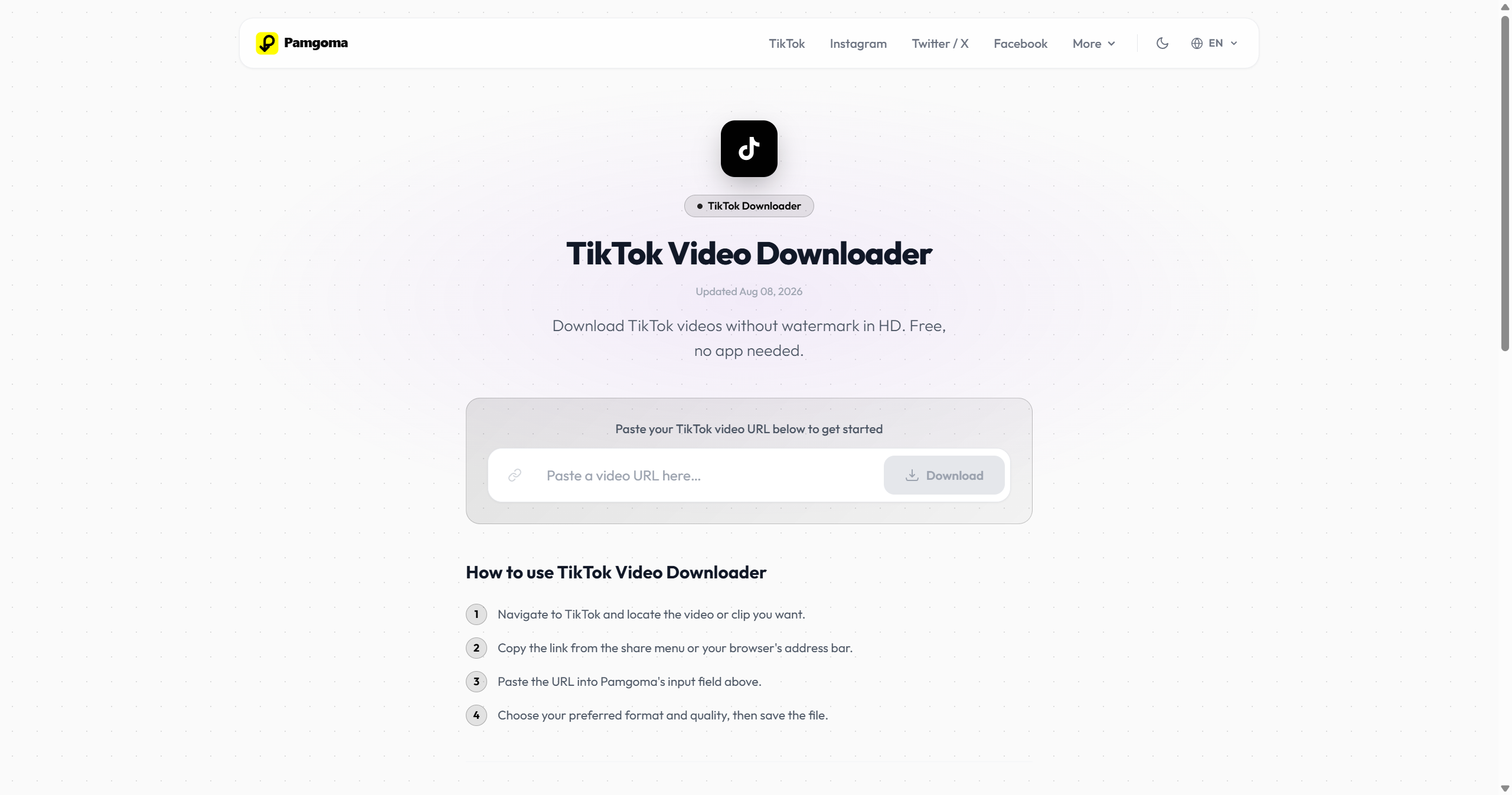 Enjoy TikTok Offline: The Complete Guide to Pamgoma’s TikTok Video Downloader