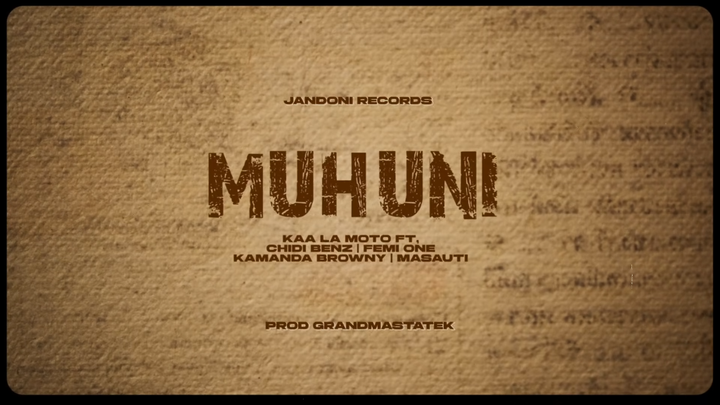 Kaa La Moto – Muhuni Ft. Femi One, Makamanda (Brown), Chid Benz & Masauti